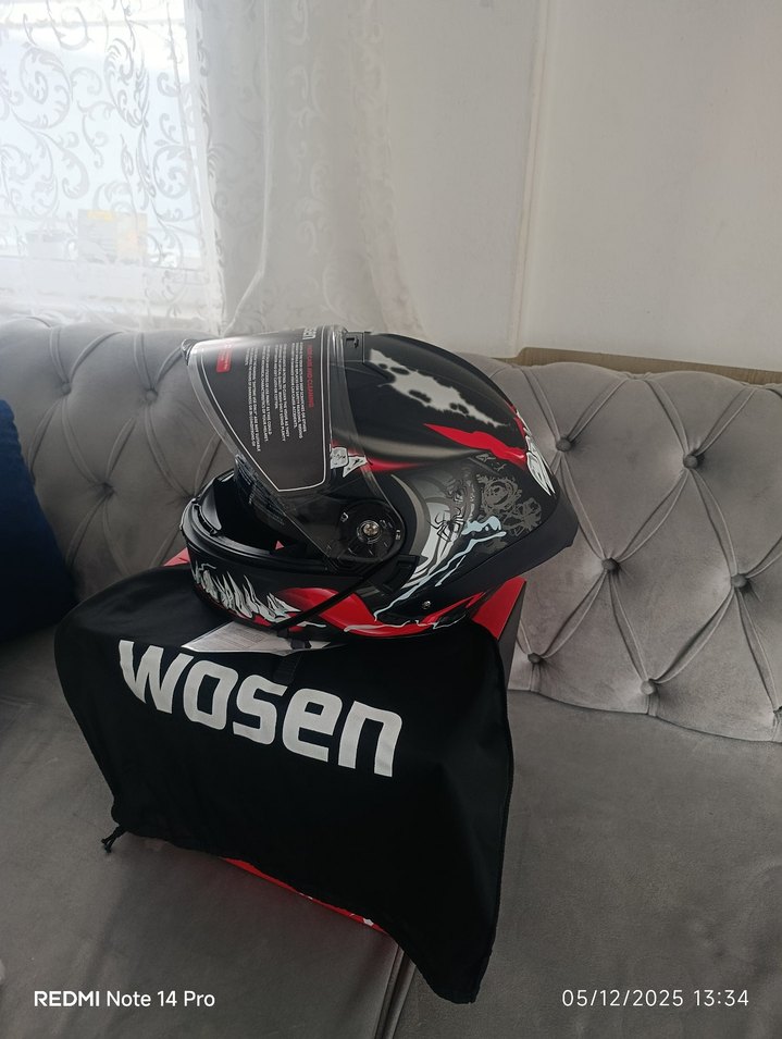 motosiklet kaskı L beden - Görsel 4