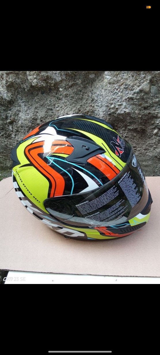 Renkli  Motosiklet Kaskı - Görsel 4