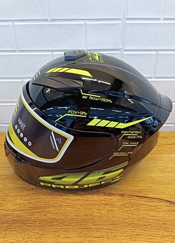 Gike Motosiklet Kask (40209). M Beden, Kafa Ölçüsü 57-58 cm. Dah