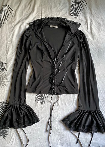 Goth vampy korse bluz