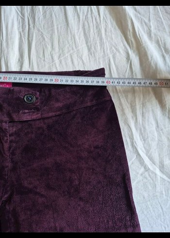 Office siren kadife pant - Görsel 4