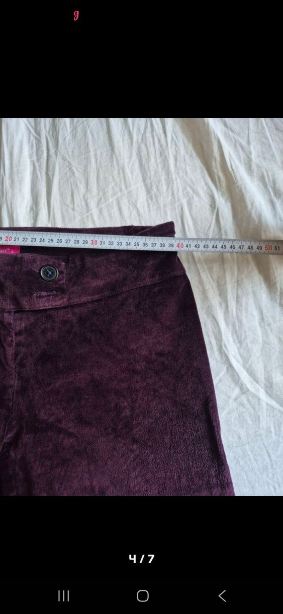 Office siren kadife pant - Görsel 4