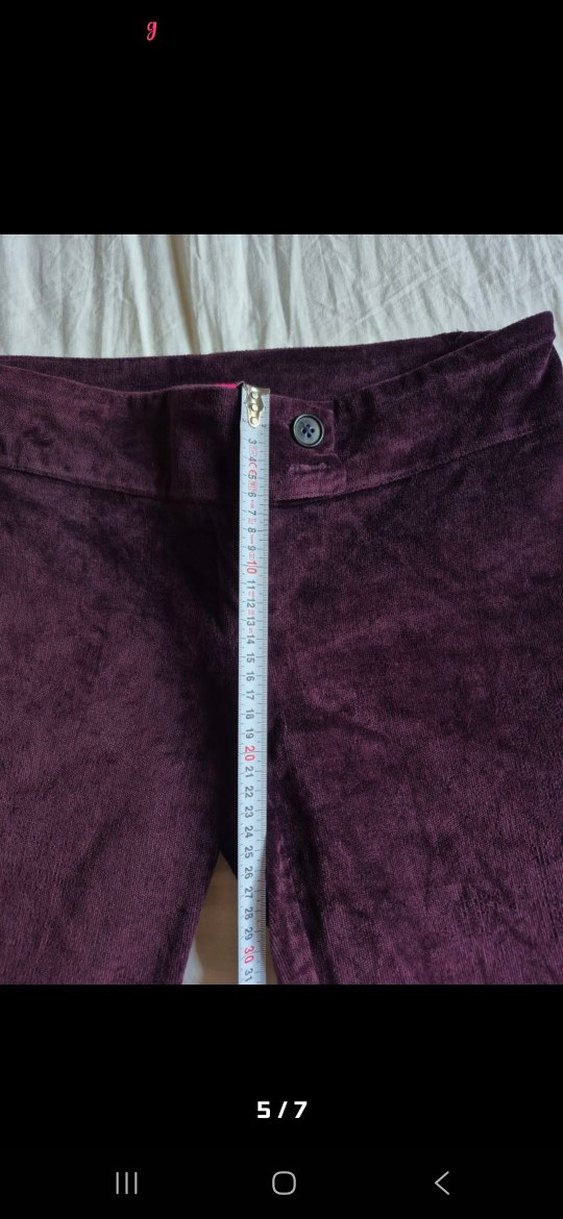 Office siren kadife pant - Görsel 5