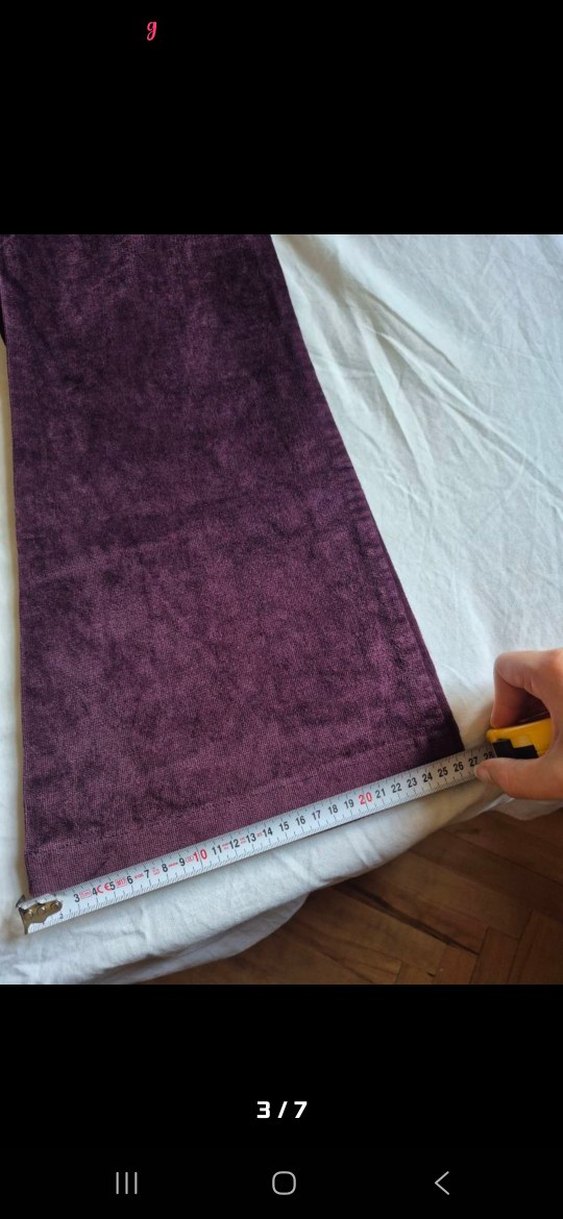 Office siren kadife pant - Görsel 3