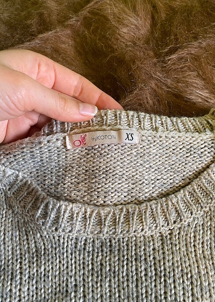 Goth yırtık kazak - Görsel 4