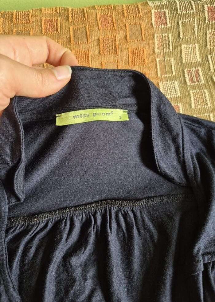 Goth kruvaze bluz - Görsel 3