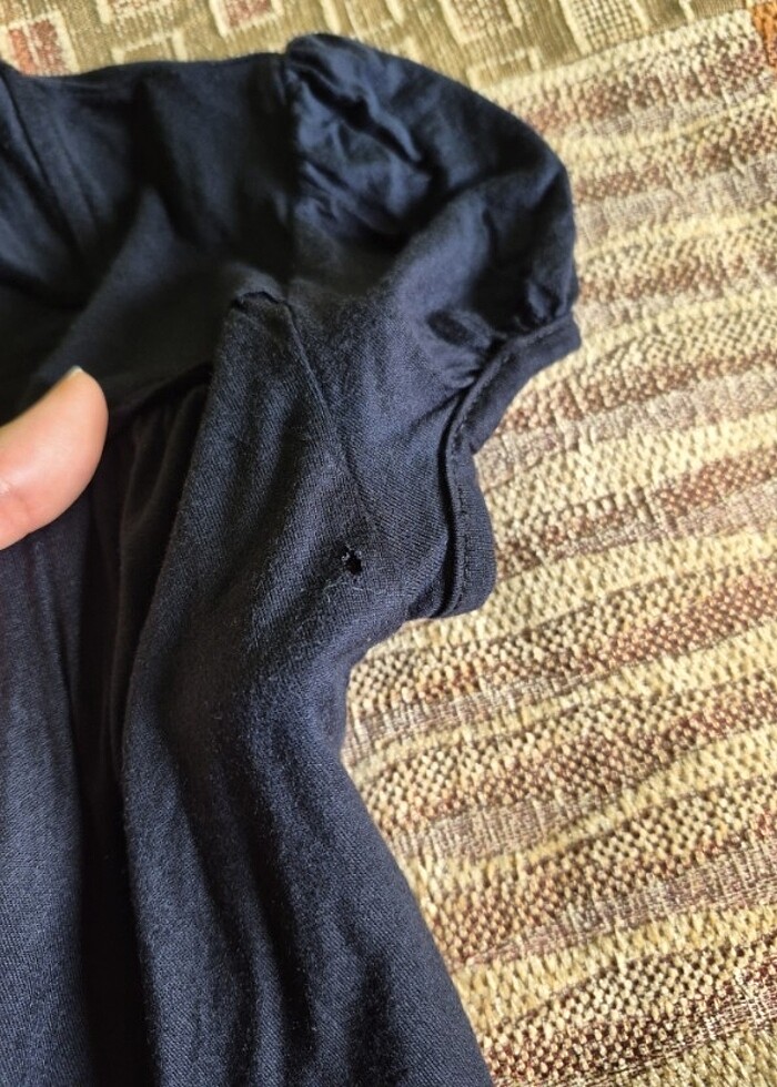 Goth kruvaze bluz - Görsel 4