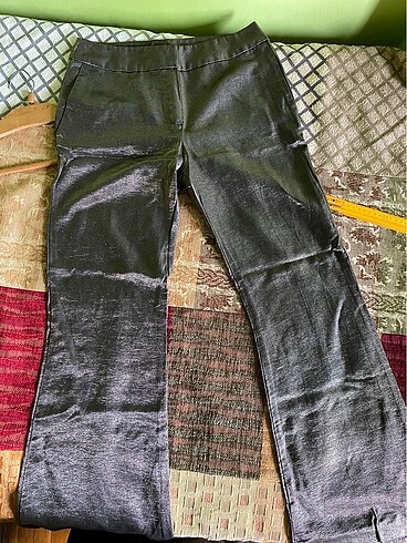 Mng vintage simli kumaş pantolon