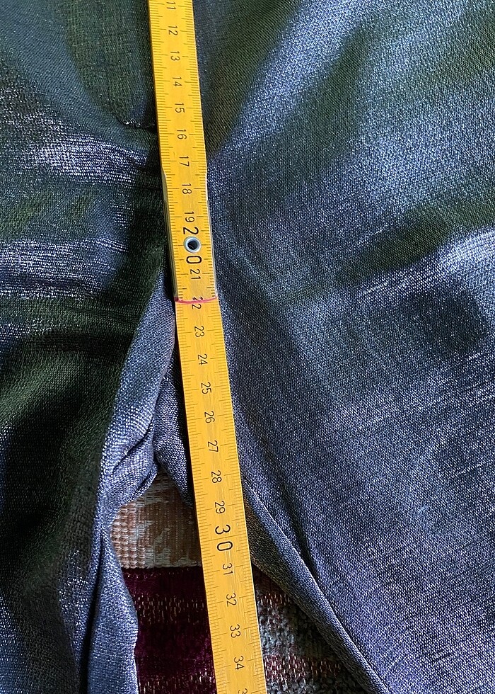 Mng vintage simli kumaş pantolon - Görsel 4