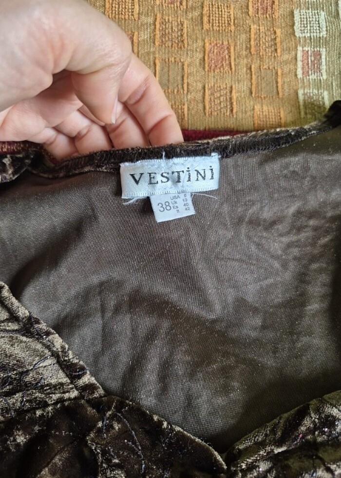 Whimsy goth kadife bluz - Görsel 3