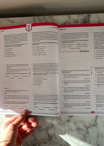  Beden Renk AYT Edebiyat Soru Bankası
