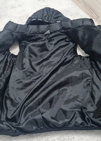 Siyah Kapüşonlu erkek Kolsuz Kışlık yelek - Görsel 3