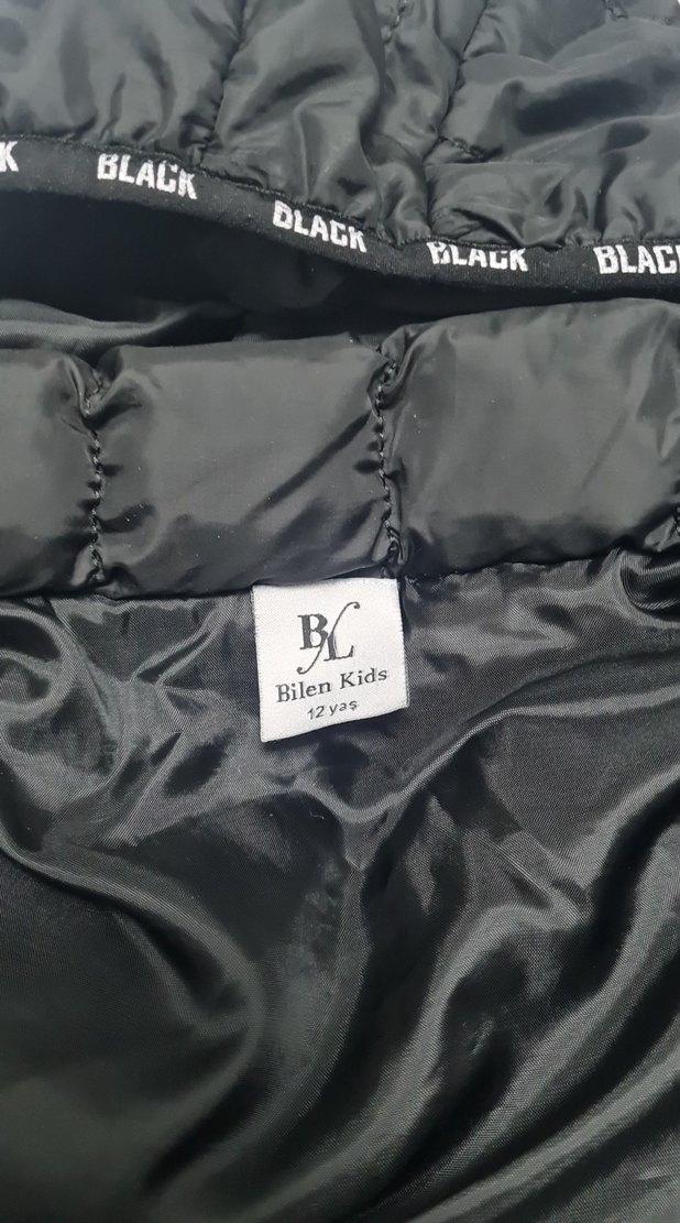 Siyah Kapüşonlu erkek Kolsuz Kışlık yelek - Görsel 4