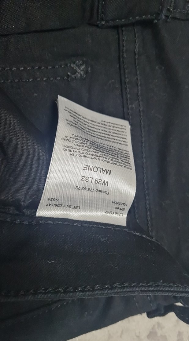 Erkek siyah Denim Pantolon - Görsel 5