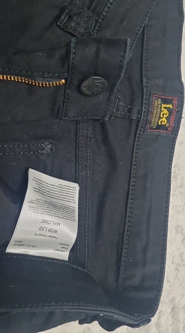 Erkek siyah Denim Pantolon - Görsel 4