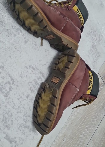 TREK Kahverengi Deri Outdoor Bot - Görsel 2