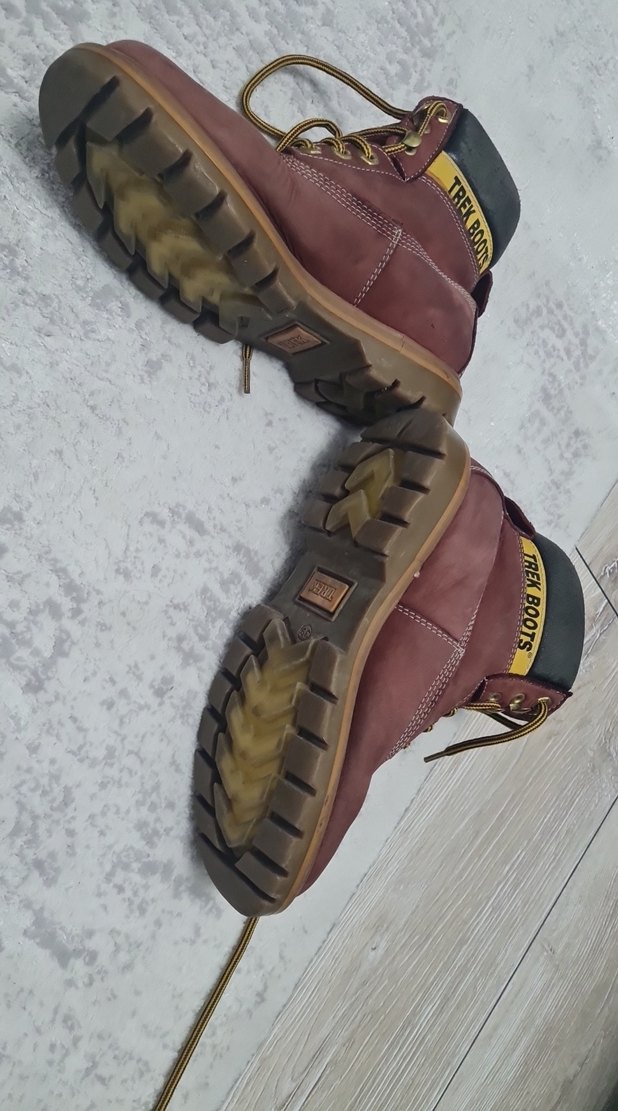 TREK Kahverengi Deri Outdoor Bot - Görsel 2