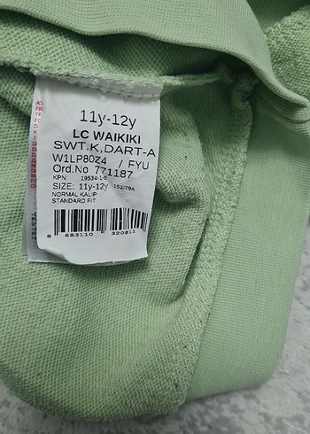 erkek Kapüşonlu Rahat Yeşil Sweatshirt - Görsel 5