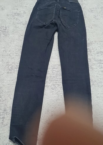 Gri Kadın Denim Normal Boy Pantolon - Görsel 2