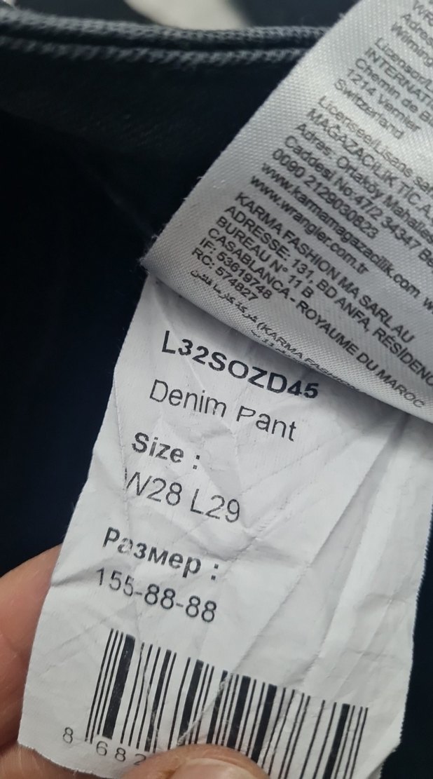 Gri Kadın Denim Normal Boy Pantolon - Görsel 5