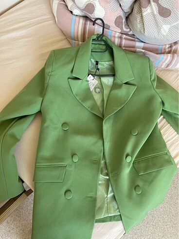 34 Beden yeşil Renk trendyolmilla blazer ceket