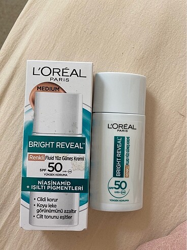 Beden loreal paris güneş kremi