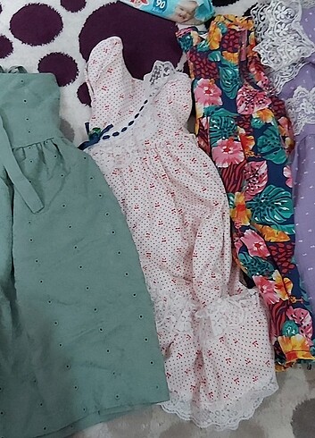 24-36 Ay Beden çeşitli Renk Elbise