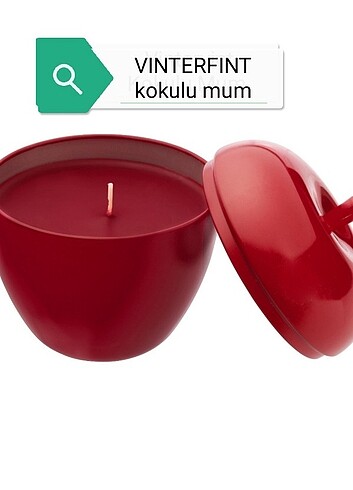 İkea VİNDERFINT Kokulu mum 
