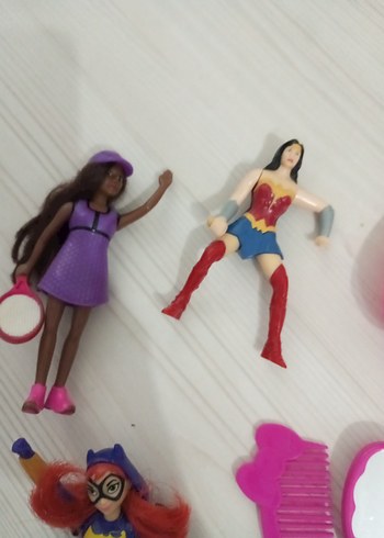 Renkli Mini Oyuncak Bebek ve Aksesuar Seti - Görsel 7