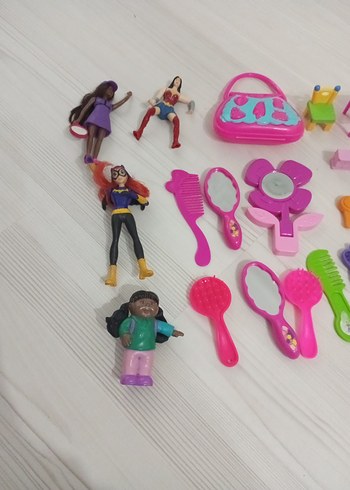 Renkli Mini Oyuncak Bebek ve Aksesuar Seti - Görsel 5