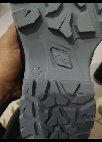 Siyah Erkek iş ayakkabısı  47 numara - Görsel 5