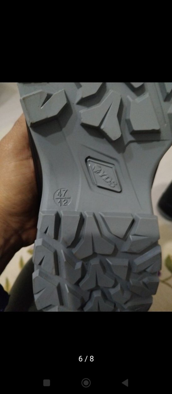 Siyah Erkek iş ayakkabısı  47 numara - Görsel 5