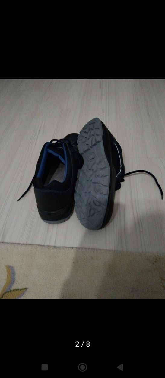 Siyah Erkek iş ayakkabısı  47 numara - Görsel 2