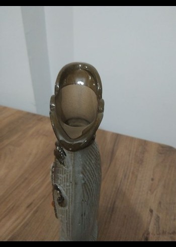 Kahverengi ve Gri Dekoratif Vazo - Görsel 6