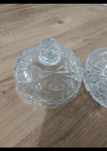 Kristal cam şekerlik vintage - Görsel 3