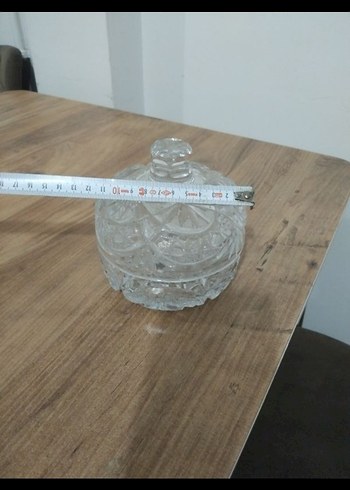 Kristal cam şekerlik vintage - Görsel 4
