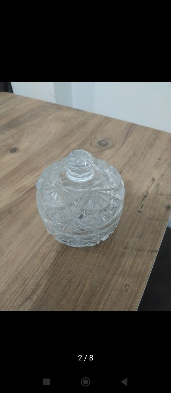 Kristal cam şekerlik vintage - Görsel 2