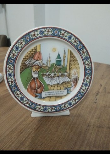 Çok Renkli Desenli  Tabak - Görsel 3