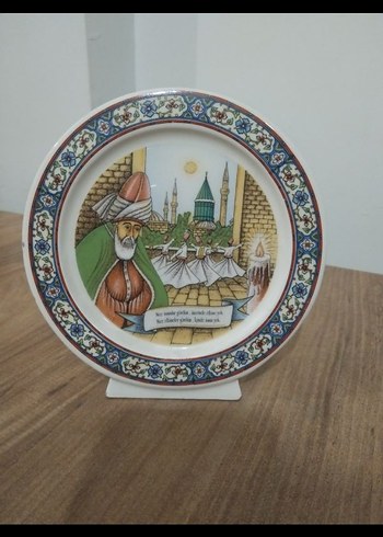 Çok Renkli Desenli  Tabak - Görsel 5