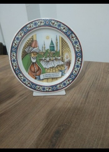 Çok Renkli Desenli  Tabak - Görsel 7