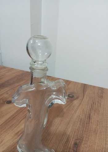 Şeffaf Cam Dekoratif şişe - Görsel 2