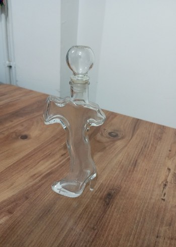 Şeffaf Cam Dekoratif şişe - Görsel 5