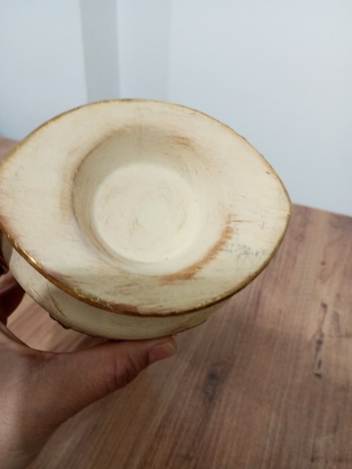 Beyaz Altın Detaylı Mumluk - Görsel 3