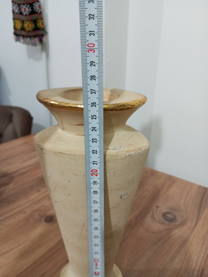 Beyaz Altın Detaylı Mumluk - Görsel 5