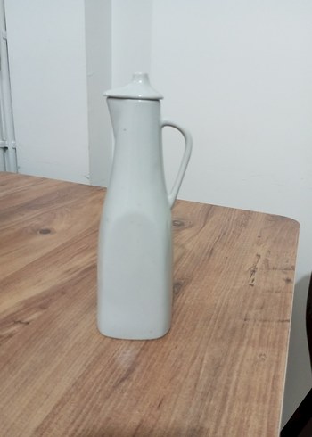 Beyaz Porselen Yağdanlık - Görsel 4