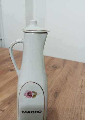 Beyaz Porselen Yağdanlık - Görsel 8