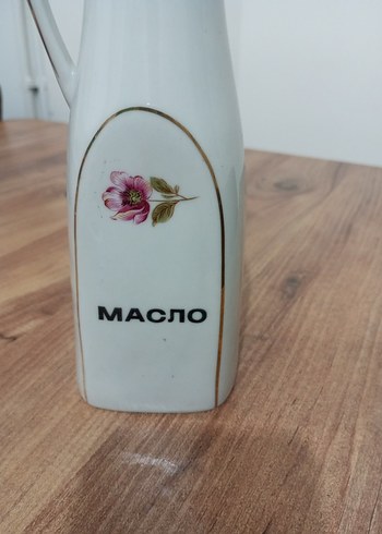 Beyaz Porselen Yağdanlık - Görsel 7