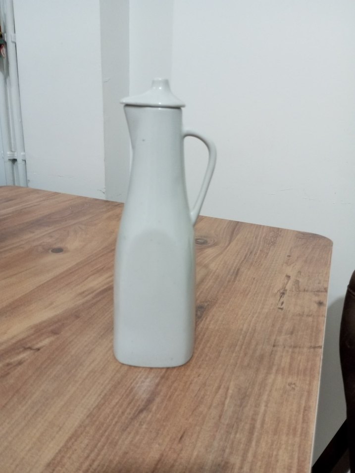 Beyaz Porselen Yağdanlık - Görsel 4