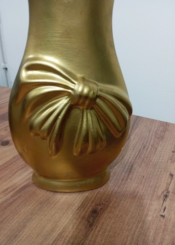 Parlak Altın Renkli Dekoratif Vazo - Görsel 7