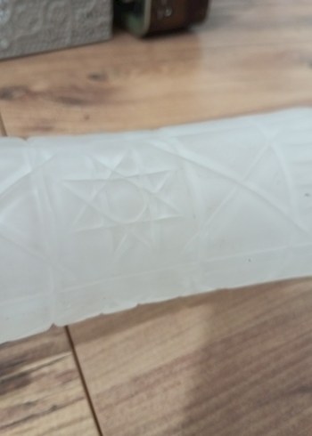 Beyaz Desenli Vazolu Dekoratif Vazo - Görsel 6